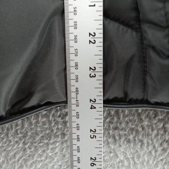 Celebrity Pink Coat Womens‎ Small Black Fitted Streetwear Quilted Faux Fur Hood - Picture 9 of 10